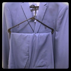 2 piece French blue suit
